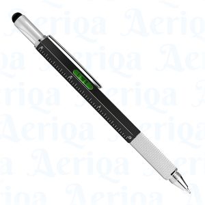Stylus 6 in 1 Pen HP Multifungsi - Pulpen Obeng Penggaris Level