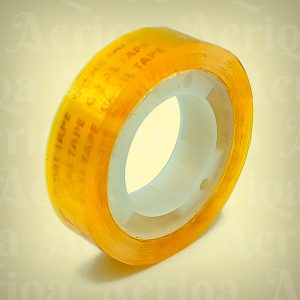 Isolasi Kecil Goal Tape Bening 1/2 Inch (12mm) - Selotip Perekat Kertas Tebal & Lengket (Small Core)