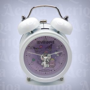 Jam Weker Besi Kring Karakter - Alarm Clock Meja Suara Keras (Model 6025)