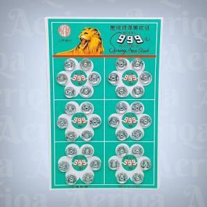 Kancing Jepret Besi - Snap Button Press Stud Silver Anti Karat (1 Lembar isi 36 Set)