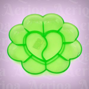 Palet Cat Air Bunga Besar - Piring Wadah Cat Lukis Plastik Tebal (10 Lubang)