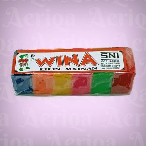 Plastisin Lilin Mainan Anak 6 Warna SNI - Clay Edukasi Aman & Lembut