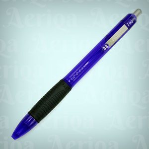 Pulpen Faster C6 Mekanik Satuan - Ballpoint Retractable Grip Karet Empuk