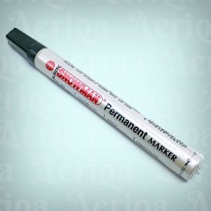 Spidol Snowman Permanent Marker G-12 Satuan - Spidol Permanen Anti Air & Cepat Kering